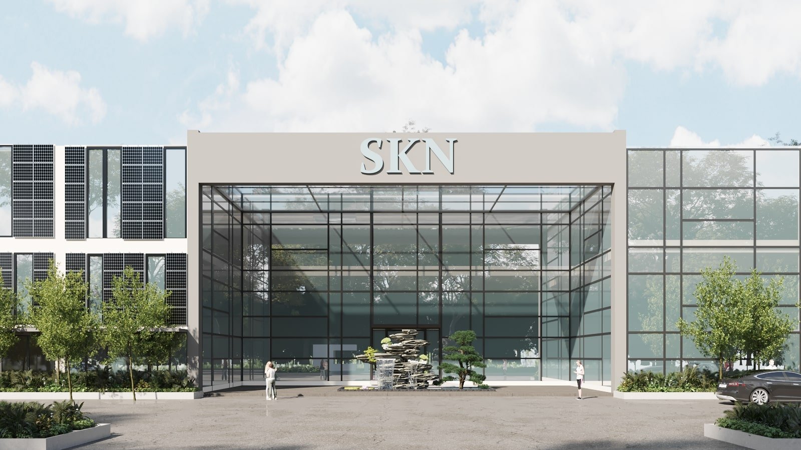 SKN Facade Design by Legno ID