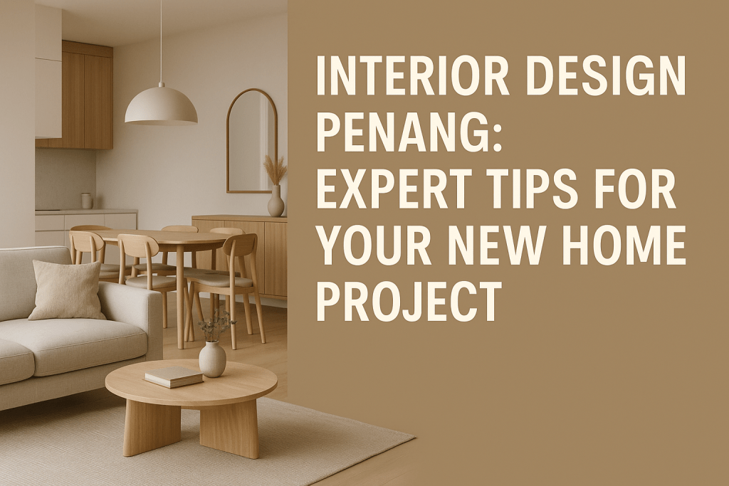 Professional interior designer in Penang providing expert advice for a new home project.